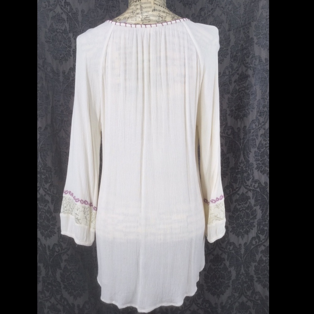 Nurture Large Boho Long Sleeve Tunic - Picture 3 of 8